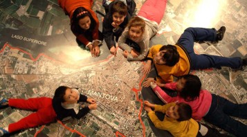 Mantova, Fiumi di Primavera - Maxi mappa calpestabile Valli del Mincio