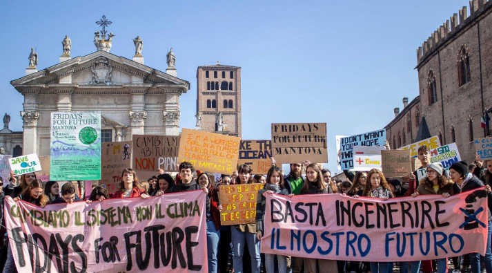 Mantova, secondo sciopero mondiale per il clima